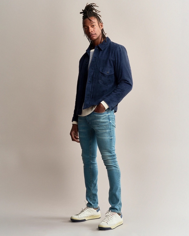 » Victor Nylander Takes to New York for DENHAM Campaign DENHAM Spring 2023 Lookbook Men 001
