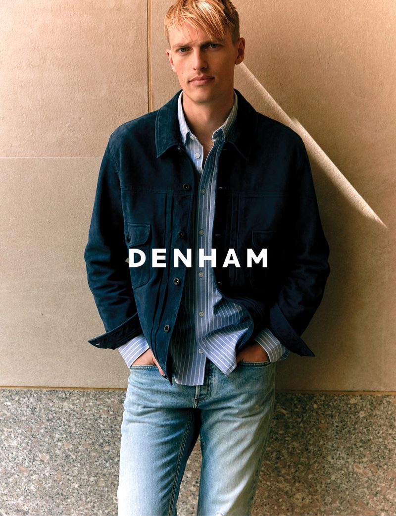 Victor Nylander fronts DENHAM's spring-summer 2023 campaign.