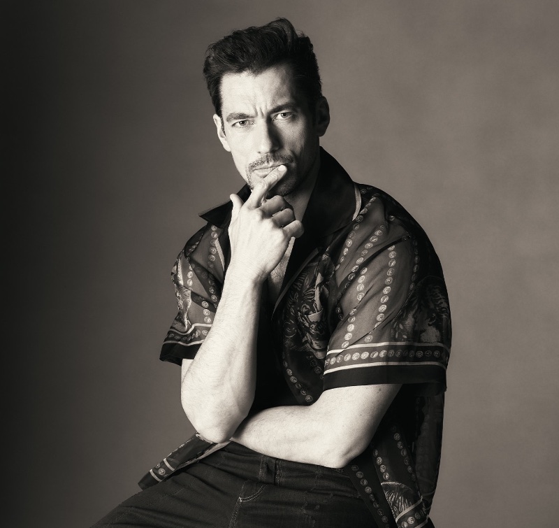 David Gandy stars in Dolce & Gabbana's fall-winter 2023 Roma campaign.