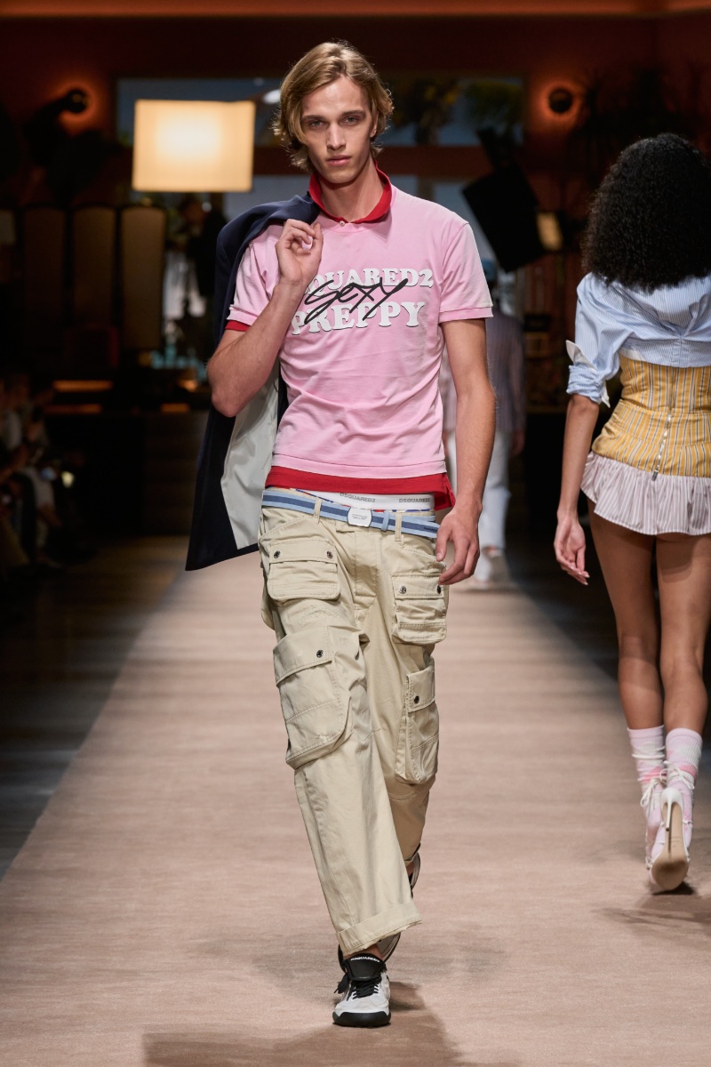 Dsquared2 Spring 2024 Preppy Goes Sensual