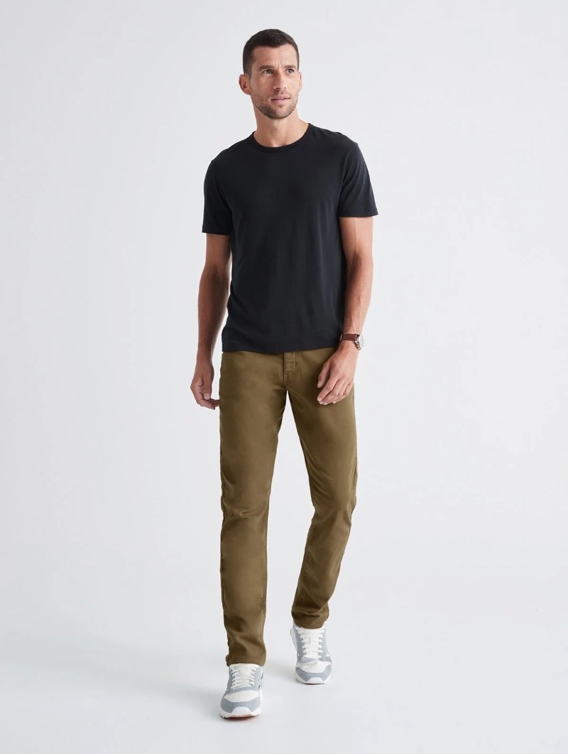 Duer No Sweat Pant Relaxed Taper Tobacco