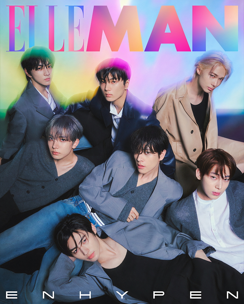 ENHYPEN Elle Man Korea Cover June 2023