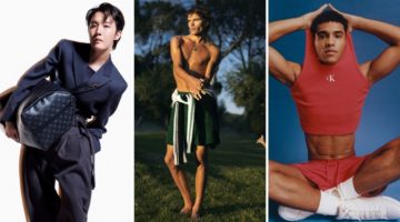 Week in Review: J-Hope for Louis Vuitton Keepall campaign, Jordan Barrett for Orlebar Brown collaboration, and Jan Anthonio for Calvin Klein Pride campaign.