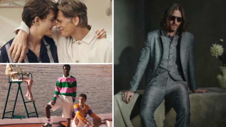 Week in Review: Mark Vanderloo and Mark Vanderloo Jr. for s.Oliver summer 2023 campaign, Mumin Jangani and Saul Symon for the Gucci Vault campaign, and Charlie Wilson for John Varvatos pre-fall 2023 campaign.