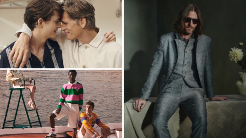Week in Review: Mark Vanderloo and Mark Vanderloo Jr. for s.Oliver summer 2023 campaign, Mumin Jangani and Saul Symon for the Gucci Vault campaign, and Charlie Wilson for John Varvatos pre-fall 2023 campaign.