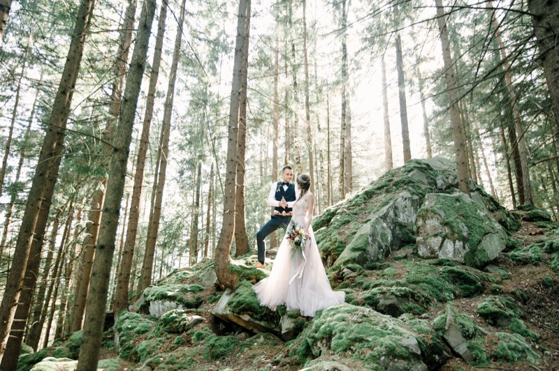 Forest Wedding Photo Forest Wedding Photo