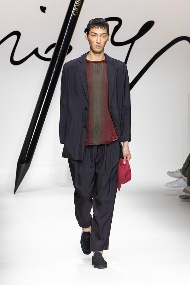 Giorgio Armani Spring Summer 2024 Collection Men 013