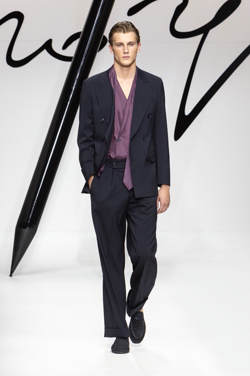 Giorgio Armani Spring Summer 2024 Collection Men 022