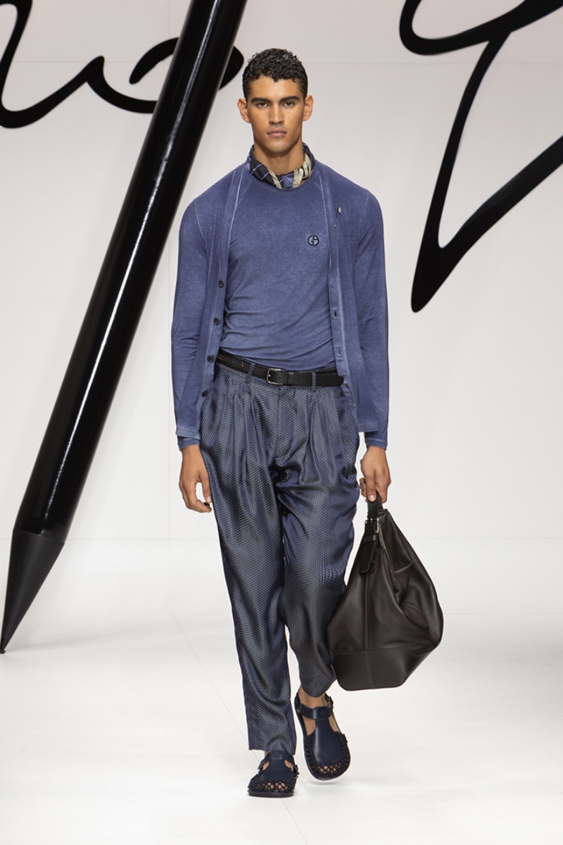 Giorgio Armani Spring Summer 2024 Collection Men 044