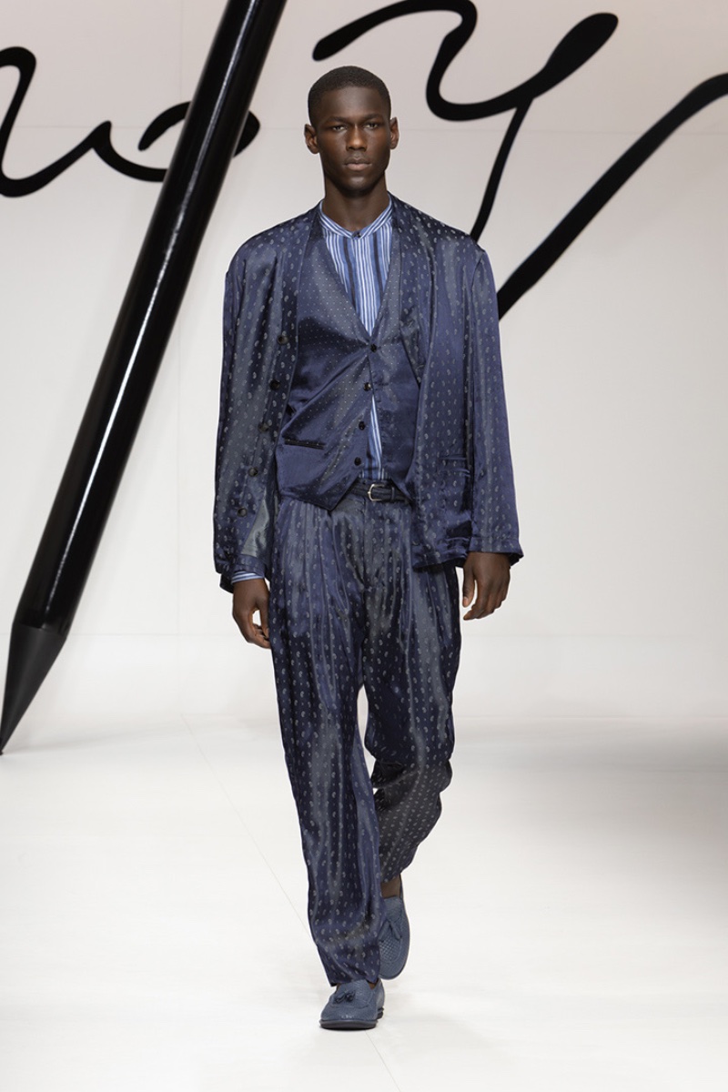 Giorgio Armani Spring Summer 2024 Collection Men 045