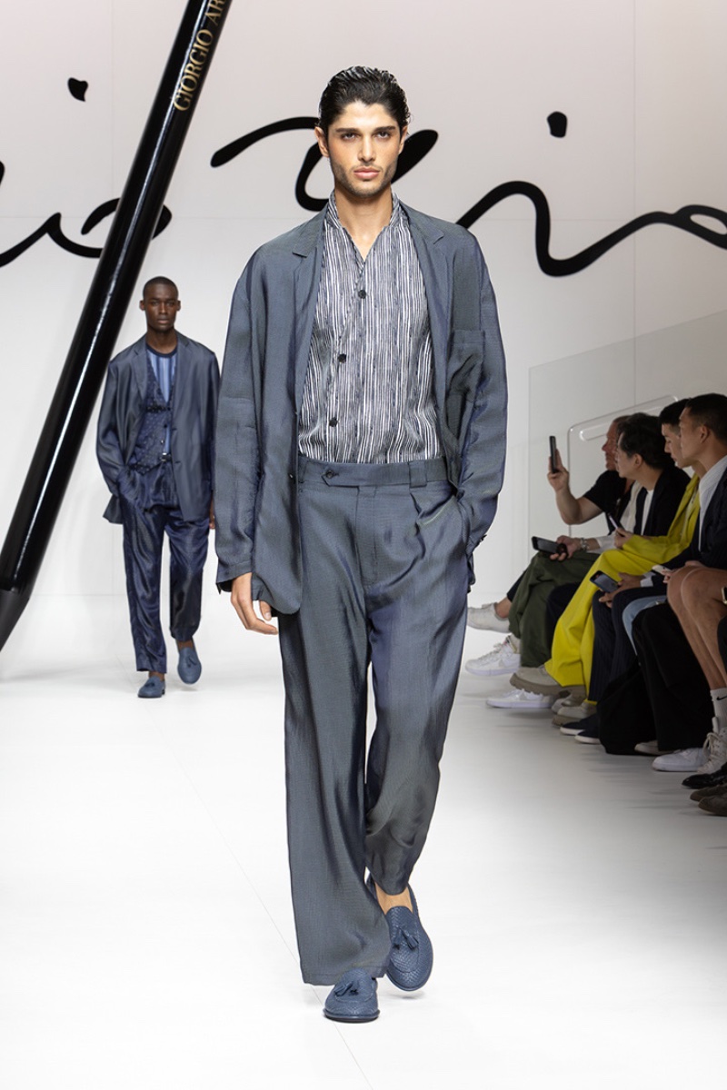 Giorgio Armani Spring Summer 2024 Collection Men 046