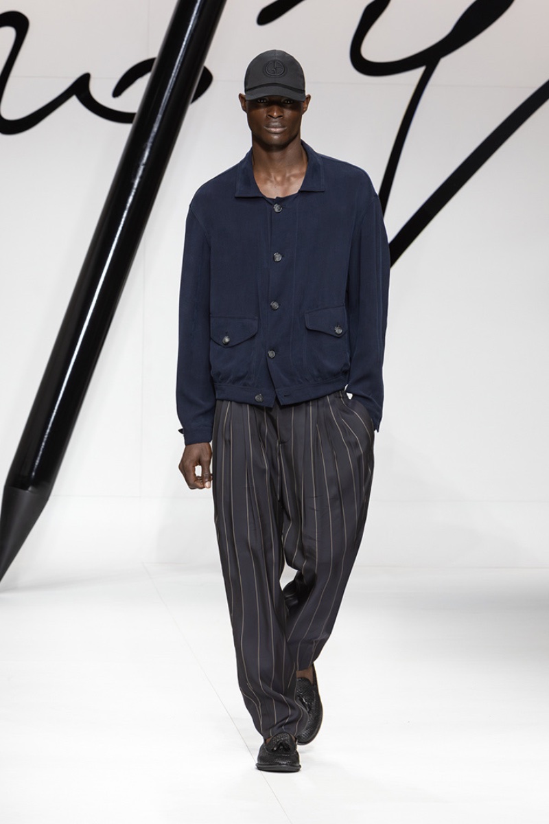 Giorgio Armani Spring Summer 2024 Collection Men 048