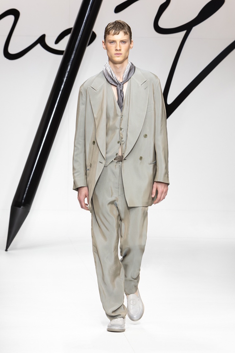 Giorgio Armani Spring Summer 2024 Collection Men 054