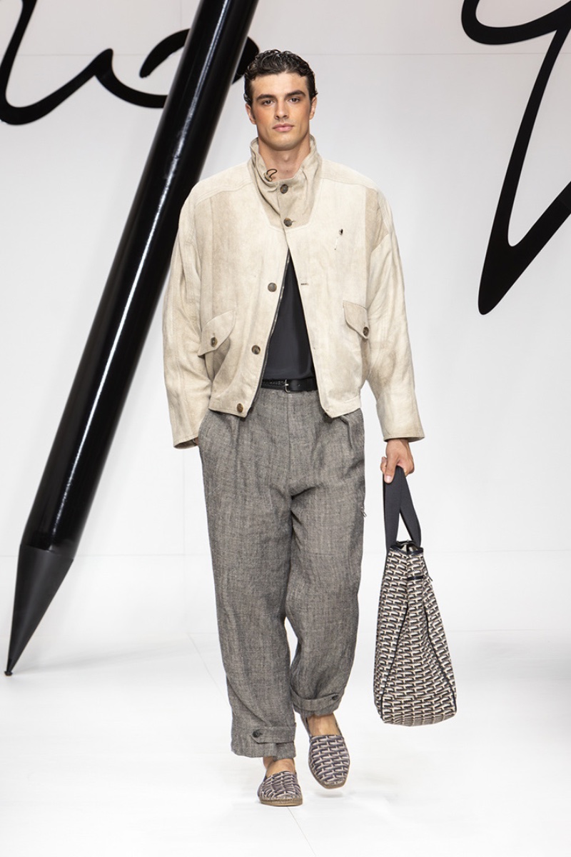 Giorgio Armani Spring 2024: Weaving a Story