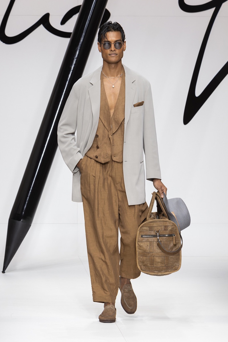 Giorgio Armani Spring Summer 2024 Collection Men 079