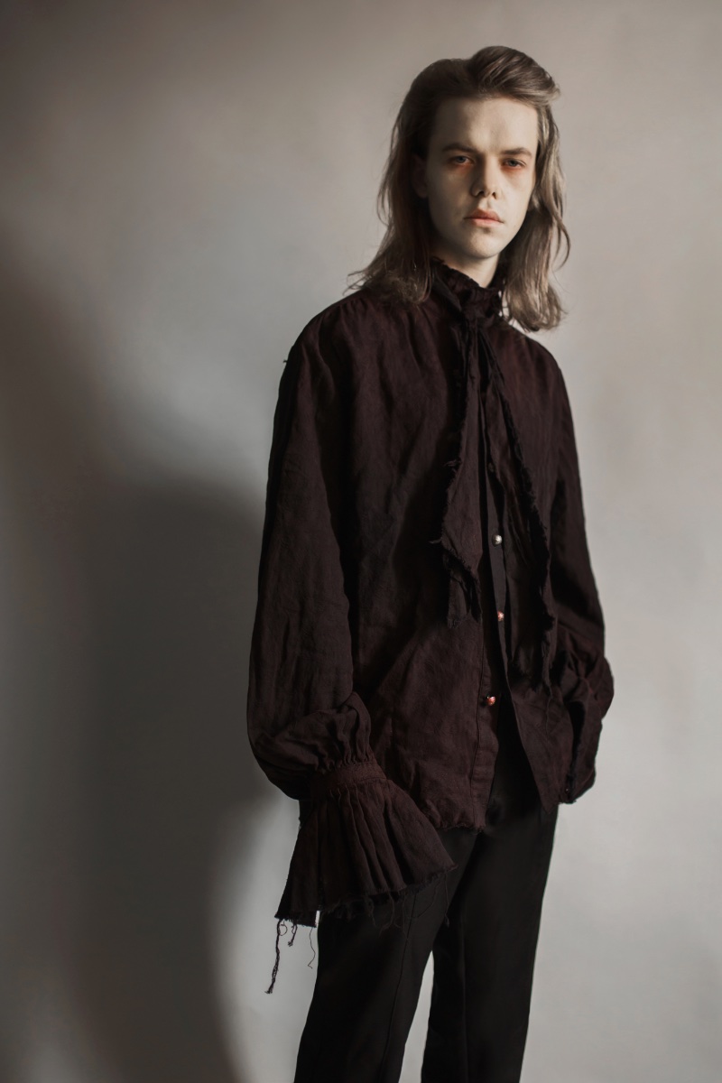 Add a Gothic attitude to your outfit with a statement as effortless as a shirt with ruffles. » Gothic Style for Men: Goth Aesthetic Fashion Guide Add a Gothic attitude to your outfit with a statement as effortless as a shirt with ruffles.
