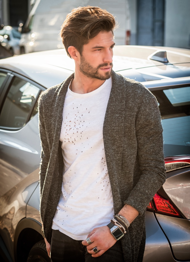 Hipster Style Men Cardigan