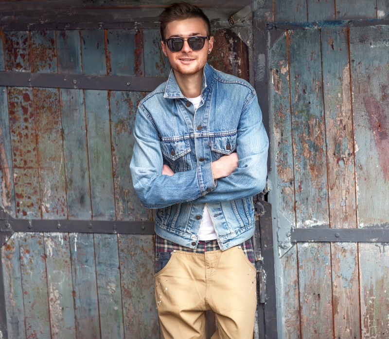 Hipster Style Men Denim Jacket » Hipster Style for Men: Updating the Trendy Aesthetic Hipster Style Men Denim Jacket