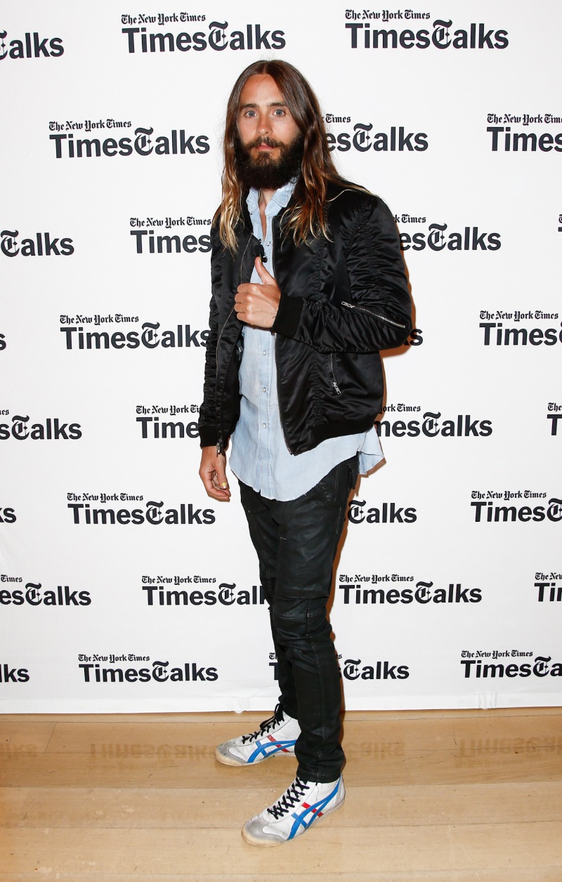 Hipster Style Men Jared Leto Bomber Jacket 2014 » Hipster Style for Men: Updating the Trendy Aesthetic Hipster Style Men Jared Leto Bomber Jacket 2014
