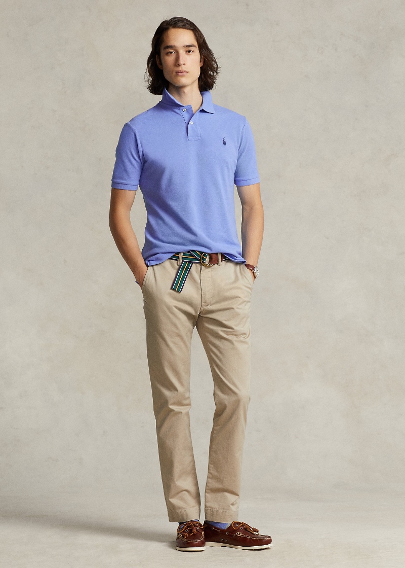 Khaki Pant Men Polo Ralph Lauren Washed Stretch Chino Pant