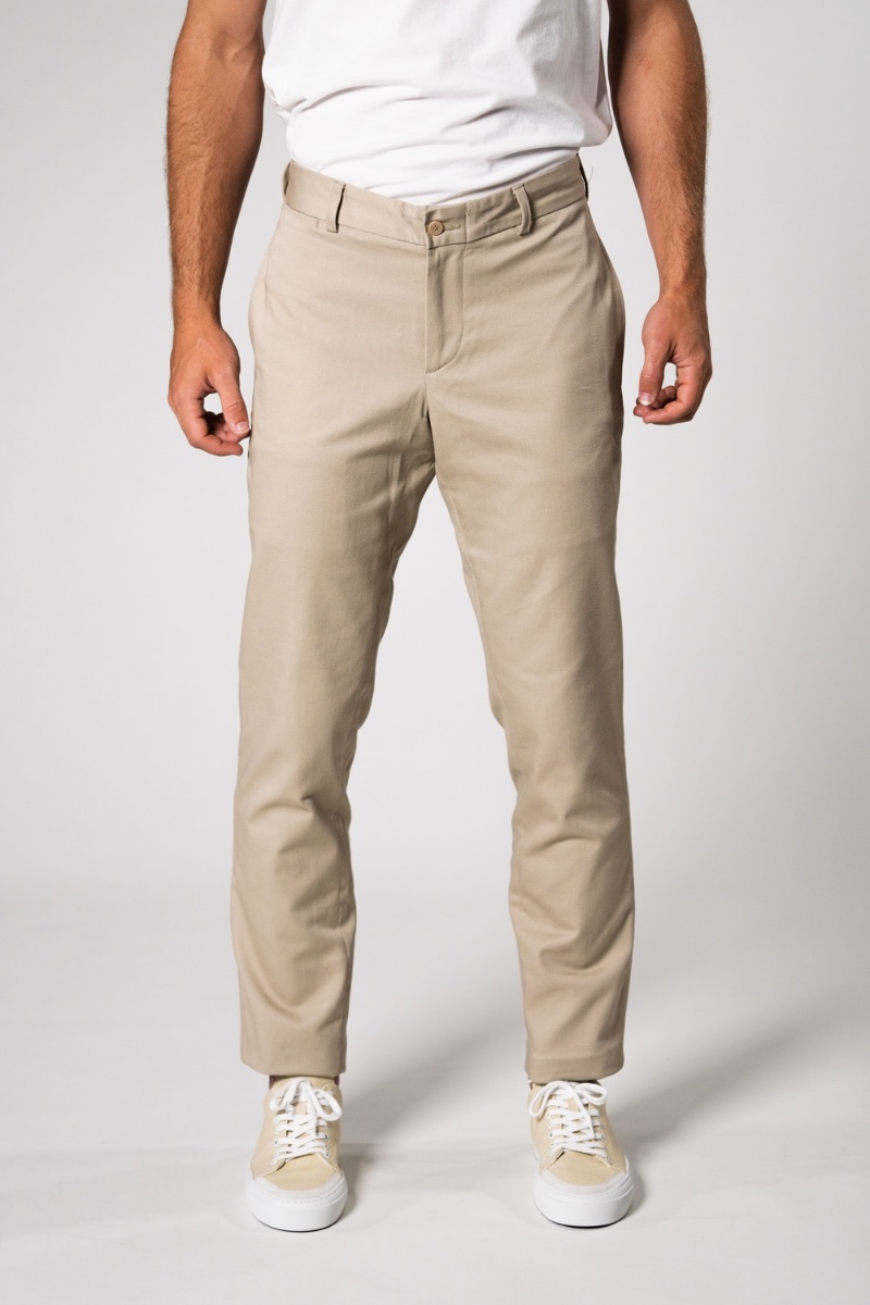 Khaki Pants Men Jack Donnelly Twill Chino M4 Slim Pants