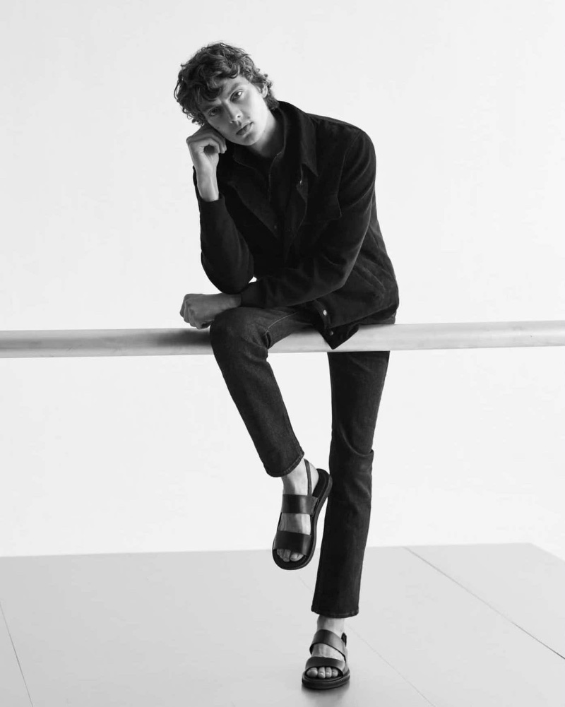 » Bluish: Leon Dame Rocks Blue Fashions for Massimo Dutti Leon Dame Massimo Dutti 2023 007