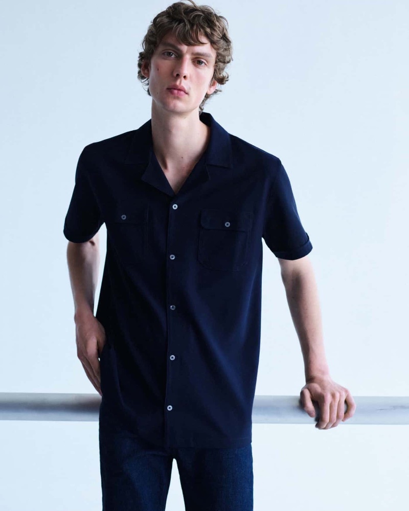 » Bluish: Leon Dame Rocks Blue Fashions for Massimo Dutti Leon Dame Massimo Dutti 2023 013