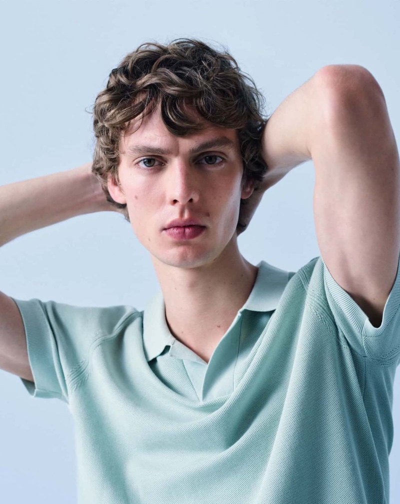 » Bluish: Leon Dame Rocks Blue Fashions for Massimo Dutti Leon Dame Massimo Dutti 2023 016