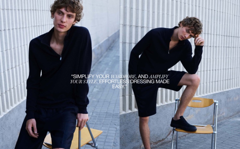 » Bluish: Leon Dame Rocks Blue Fashions for Massimo Dutti Leon Dame Massimo Dutti 2023 017