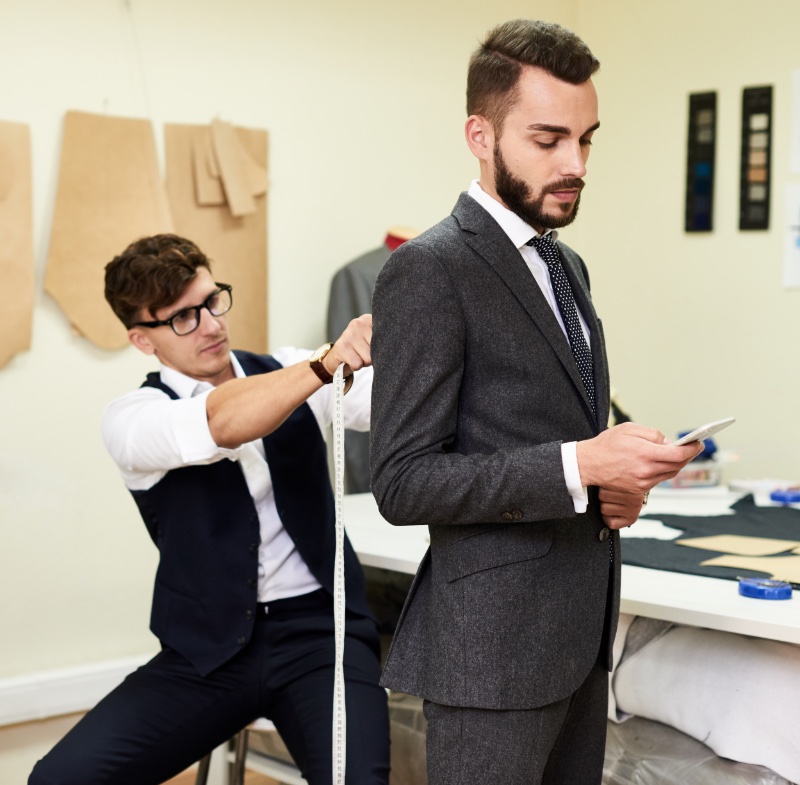 Man Tailor Fitting