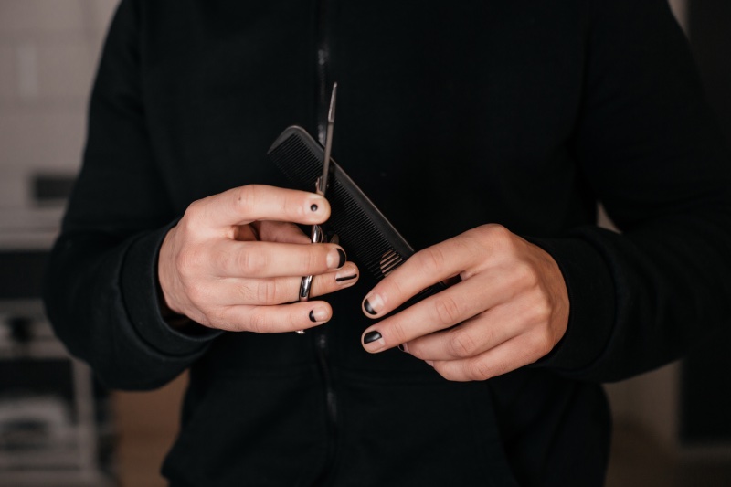 Man Wearing Nail Polish Man Wearing Nail Polish