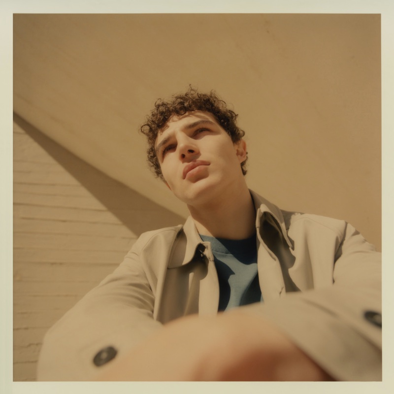Sacha Bilal models Massimo Dutti menswear. » Massimo Dutti's Sicilian Summer: Enchanting Elegance Sacha Bilal models Massimo Dutti menswear.