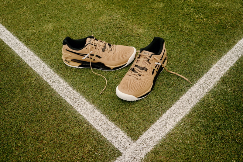 ASICS x BOSS x Matteo Berrettini Gel-Resolution 9 Tennis trainers.