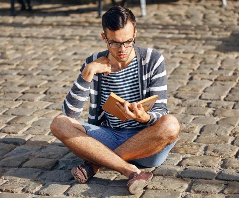 Mens Shorts Outfits Denim Shorts Cardigan Penny Loafers