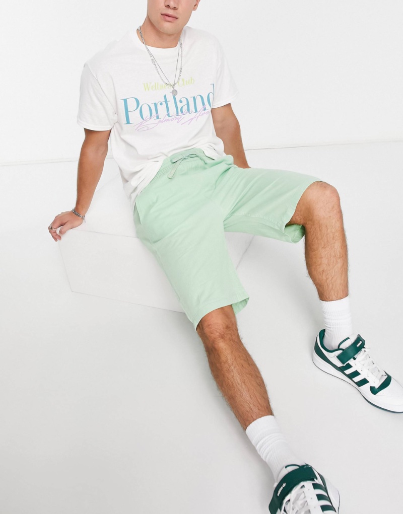 Mens Shorts Outfits Lee Drawstring Shorts ASOS