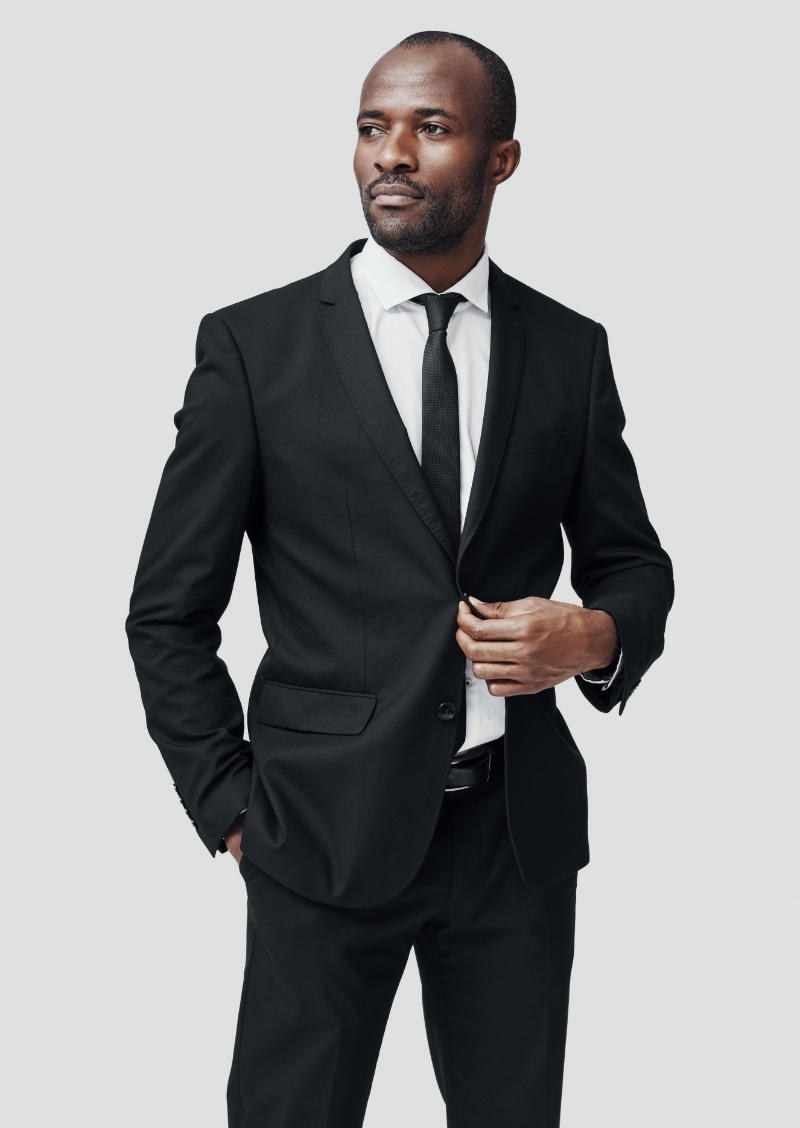 Discover 130+ all black mens suit best