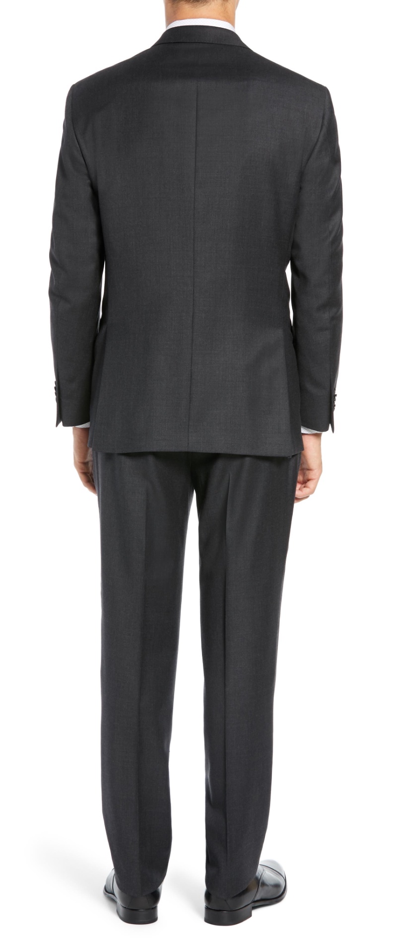 Mens Suit Styles Classic Fit Peter Millar Wool Suit Back