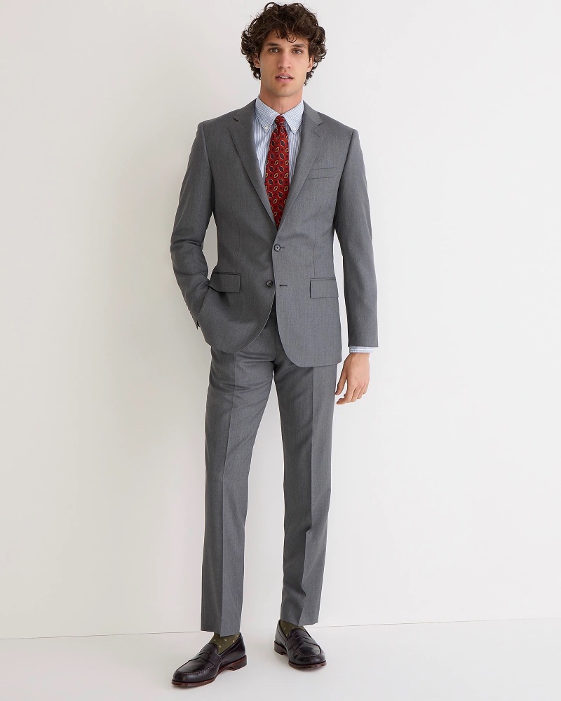 Mens Suit Styles JCrew Ludlow Slim Fit Suit Italian Wool