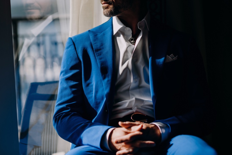 Mens Suit Styles Royal Blue