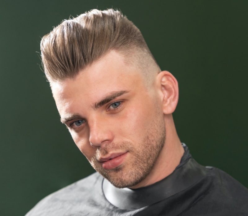 Pompadour High Fade