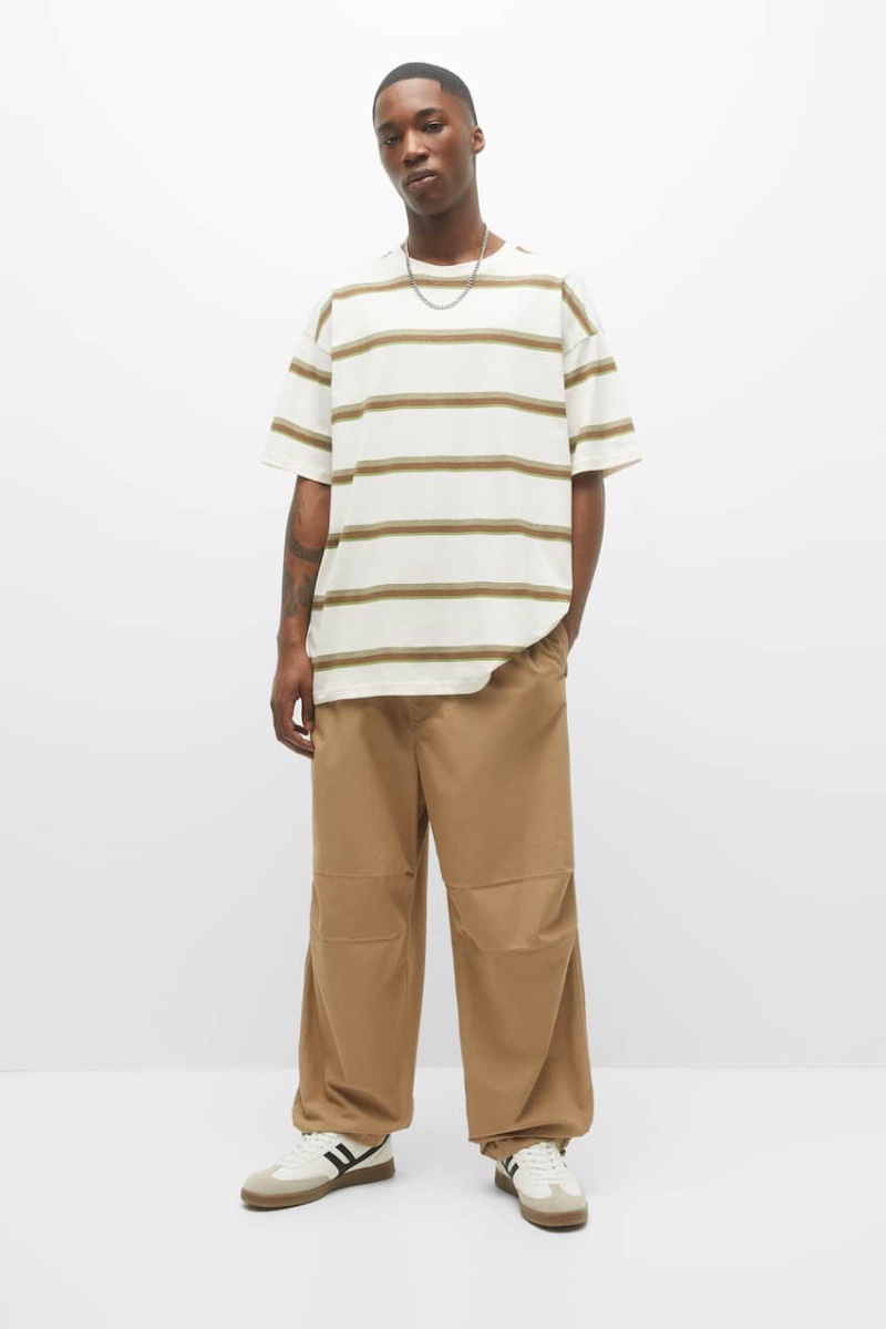 Pull & Bear Oversize Parachute Pants