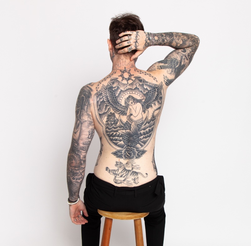 Tattoo Ideas for Men Back Mermaid Tiger » The Best Tattoo Ideas for Men in 2025: 60+ Cool Designs Tattoo Ideas for Men Back Mermaid Tiger