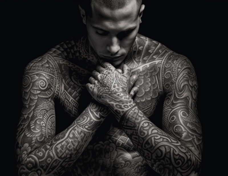 Tattoo Ideas for Men Blackwork Tribal Tattoos