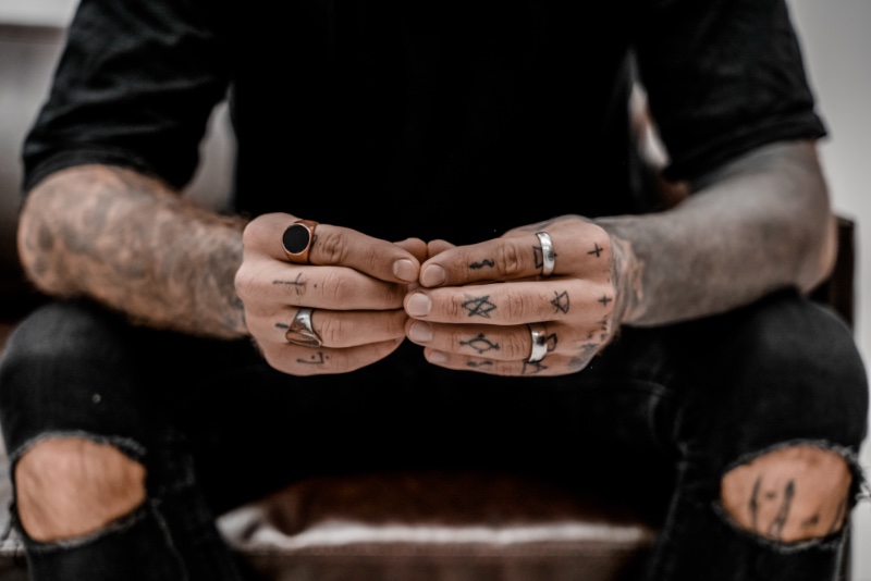 Tattoo Ideas for Men Fingers