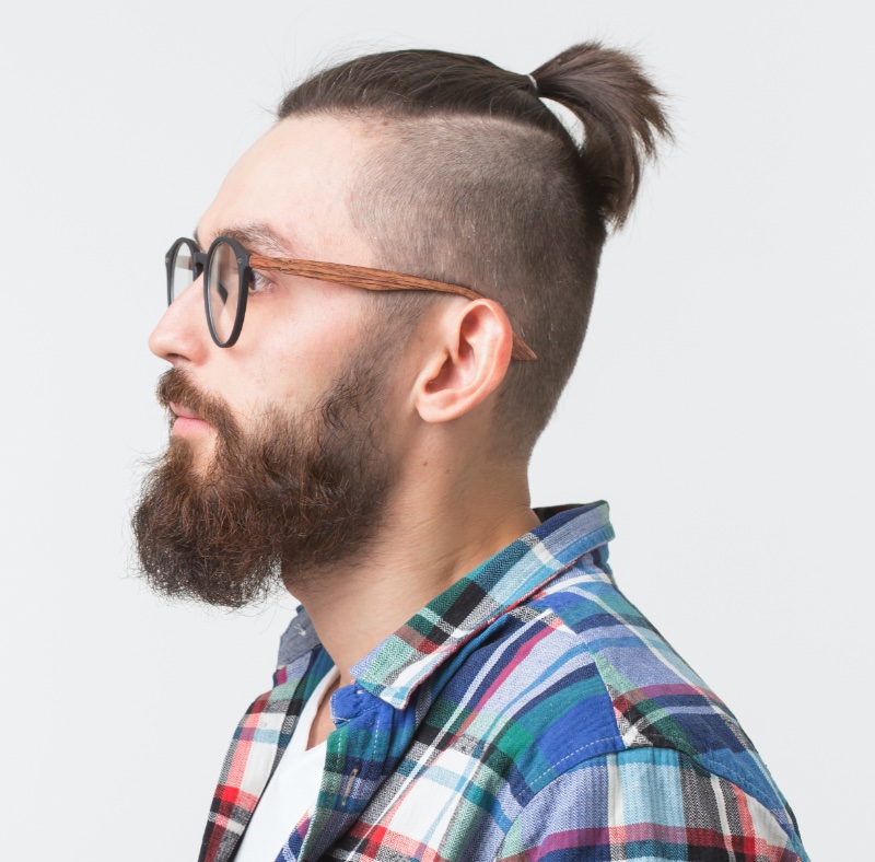 Top Knot High Fade Men