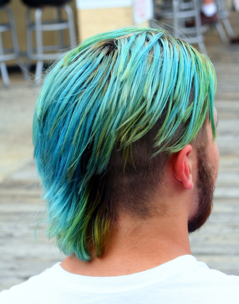 Trendy Hair Men Dyed Hair