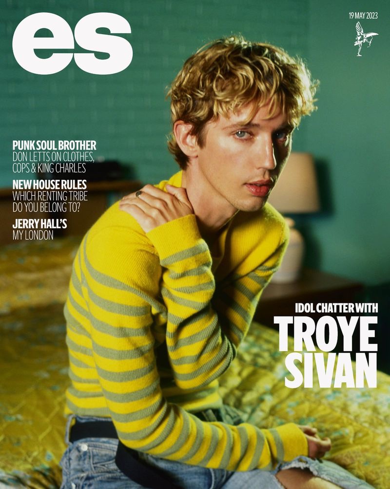 Troye Sivan covers ES Magazine Evening Standard.
