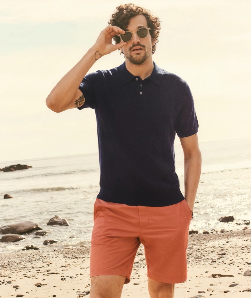 UNTUCKit + David Hart Cable-Knit Polo