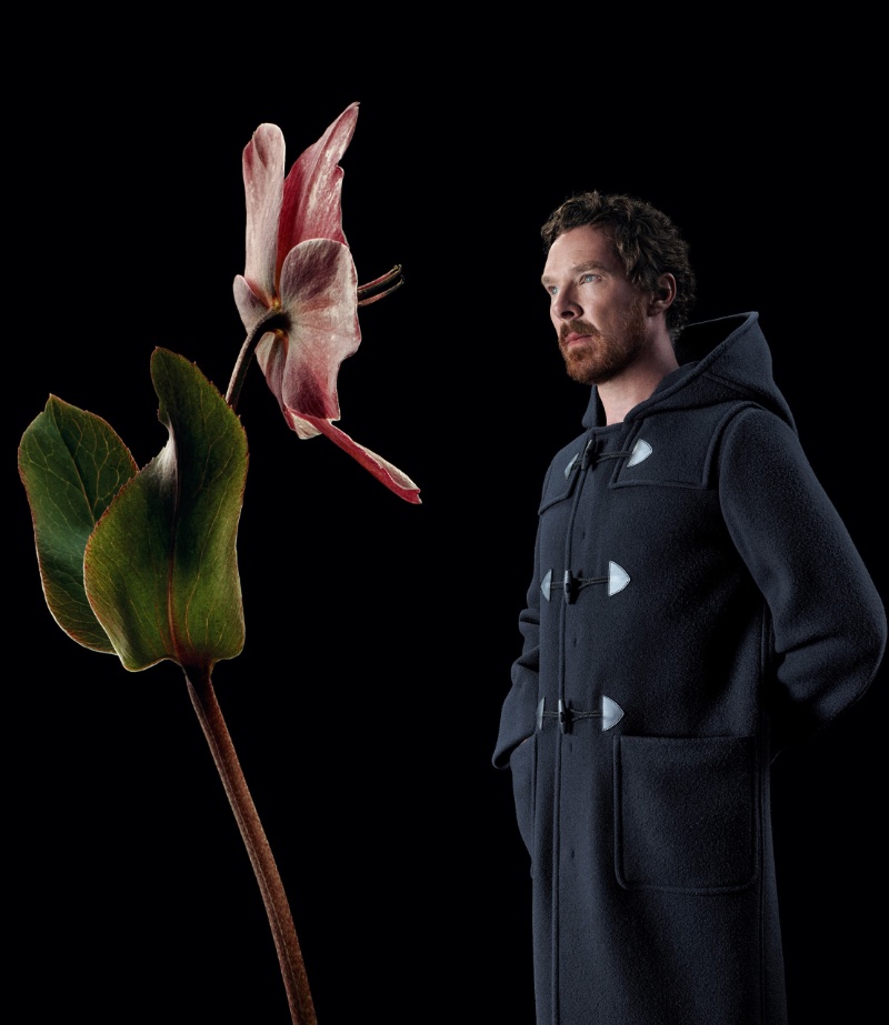 Benedict Cumberbatch fronts Prada's fall-winter 2023 campaign. 