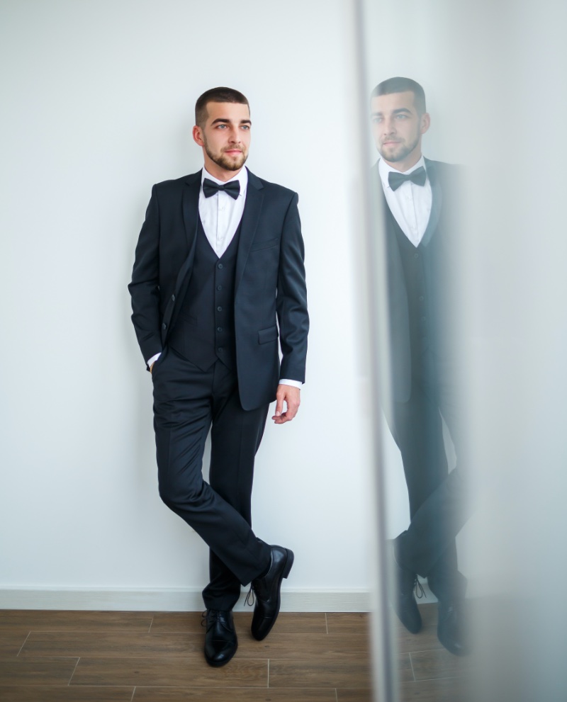 Black Tie Dress Code Men Trousers